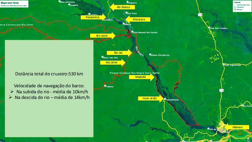 Mapa roteiro 7 dias